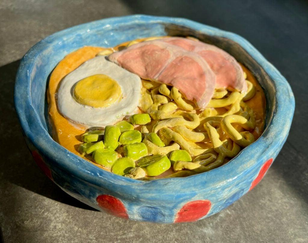 Janis Mapili-Alvis, 8th Grade, "Ramen", Ceramic